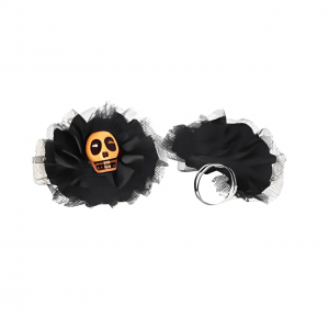 ANILLO DE CALAVERA NARANJA
