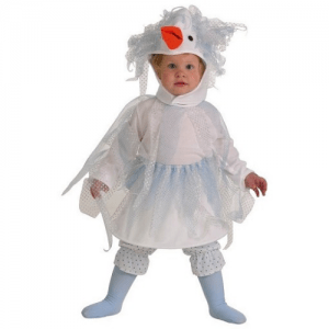 DISFRAZ DE BEBE CIGÜEÑA TALLA 1-2 AÑOS NIÑO