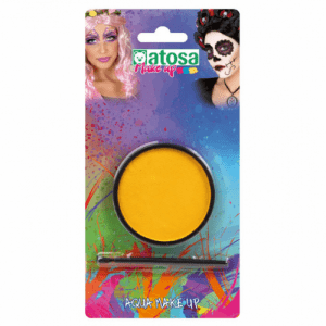 MAQUILLAJE AL AGUA PINTURA FACIAL COLOR AMARILLO
