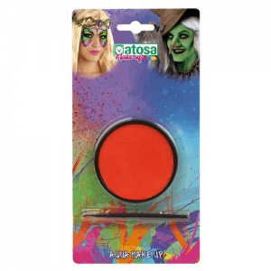 MAQUILLAJE AL AGUA PINTURA FACIAL COLOR NARANJA