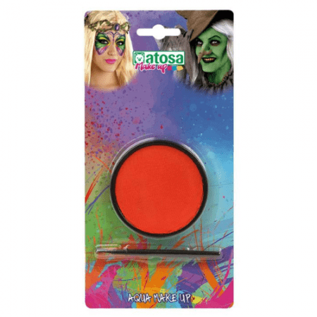 MAQUILLAJE AL AGUA PINTURA FACIAL COLOR NARANJA