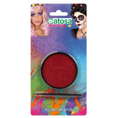 MAQUILLAJE AL AGUA PINTURA FACIAL COLOR ROJO