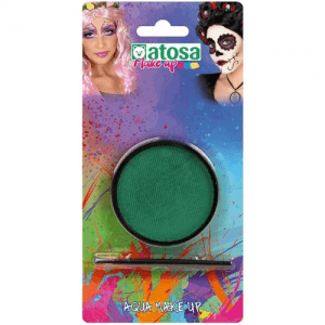 MAQUILLAJE AL AGUA PINTURA FACIAL COLOR VERDE