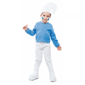 DISFRAZ DE PITUFO TALLA 7-9 AÑOS NIÑO