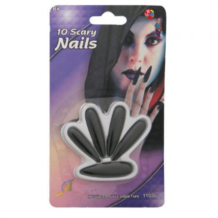 UÑAS POSTIZAS NEGRAS