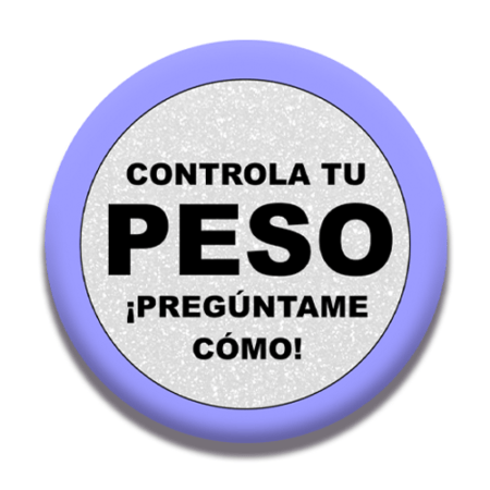 CHAPA DE 59mm CONTROLA TU PESO HB (PURPURINA SUAVE AL TACTO)