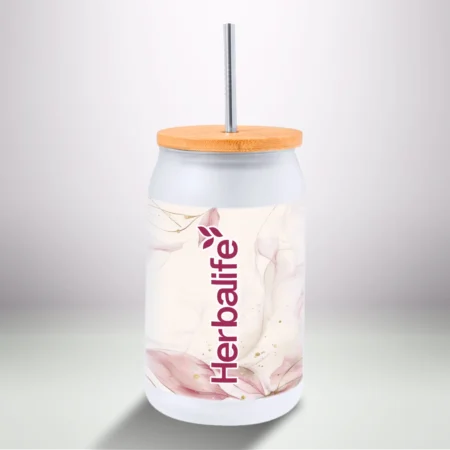 VASO DE CRISTAL CON PAJITA FONIX 400ml