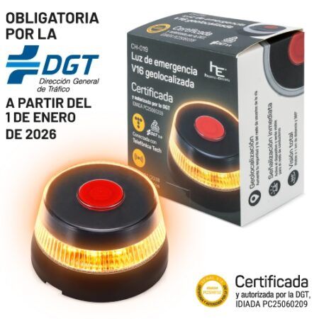 LUZ DE EMERGENCIA V16 GEOLOCALIZADA