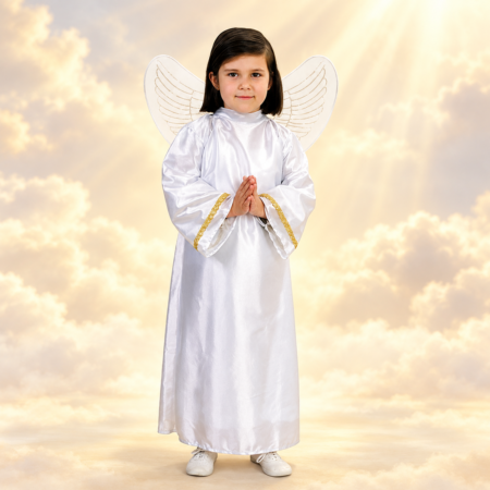 DISFRAZ ÁNGEL NIÑA 5-6 AÑOS
