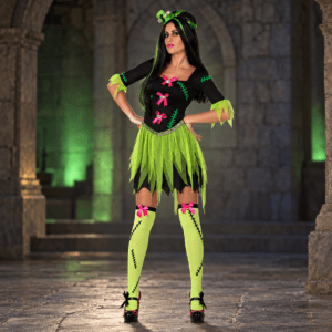 DISFRAZ MONSTRUO FRANKENSTEIN MUJER M-L