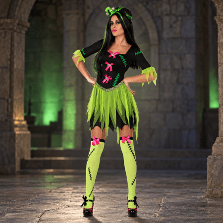 DISFRAZ MONSTRUO FRANKENSTEIN MUJER M-L