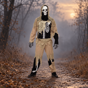 DISFRAZ ZOMBIE ESQUELETO HOMBRE TALLA UNICA