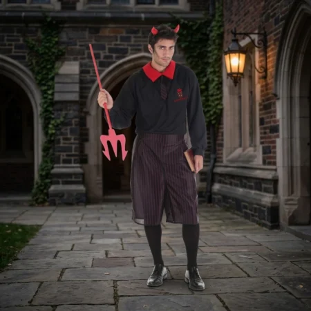 DISFRAZ COLEGIAL DIABOLICO HOMBRE TALLA UNICA